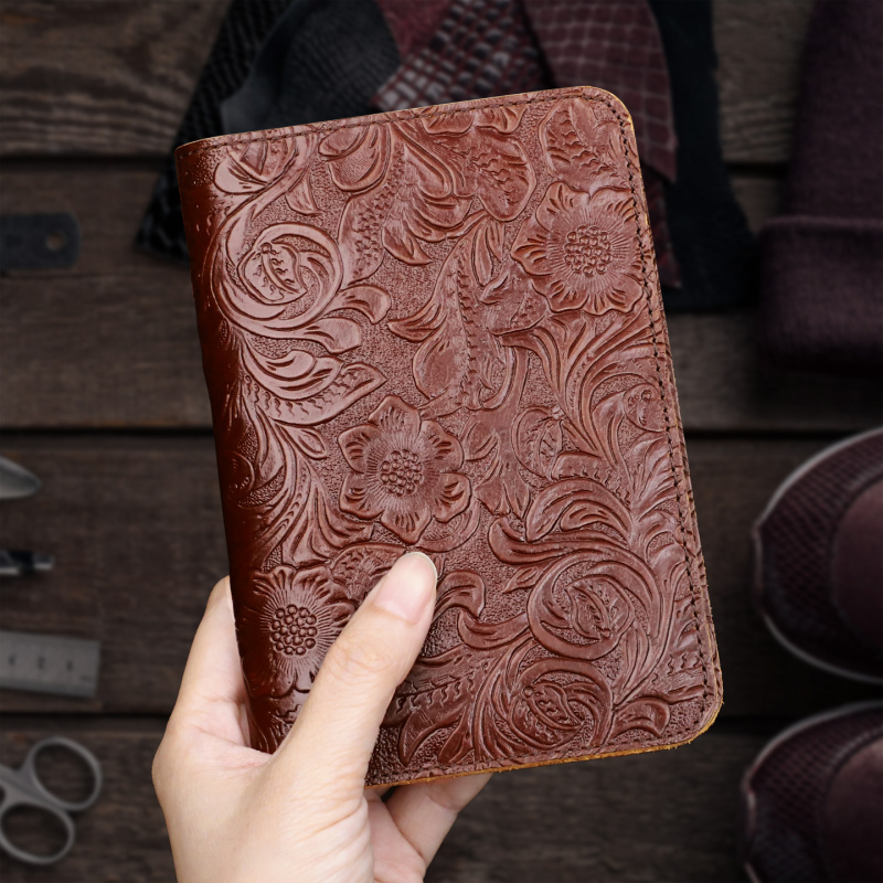 Travel Accessories Organizer Case - Genuine Leather Passport Holder Travel Wallet