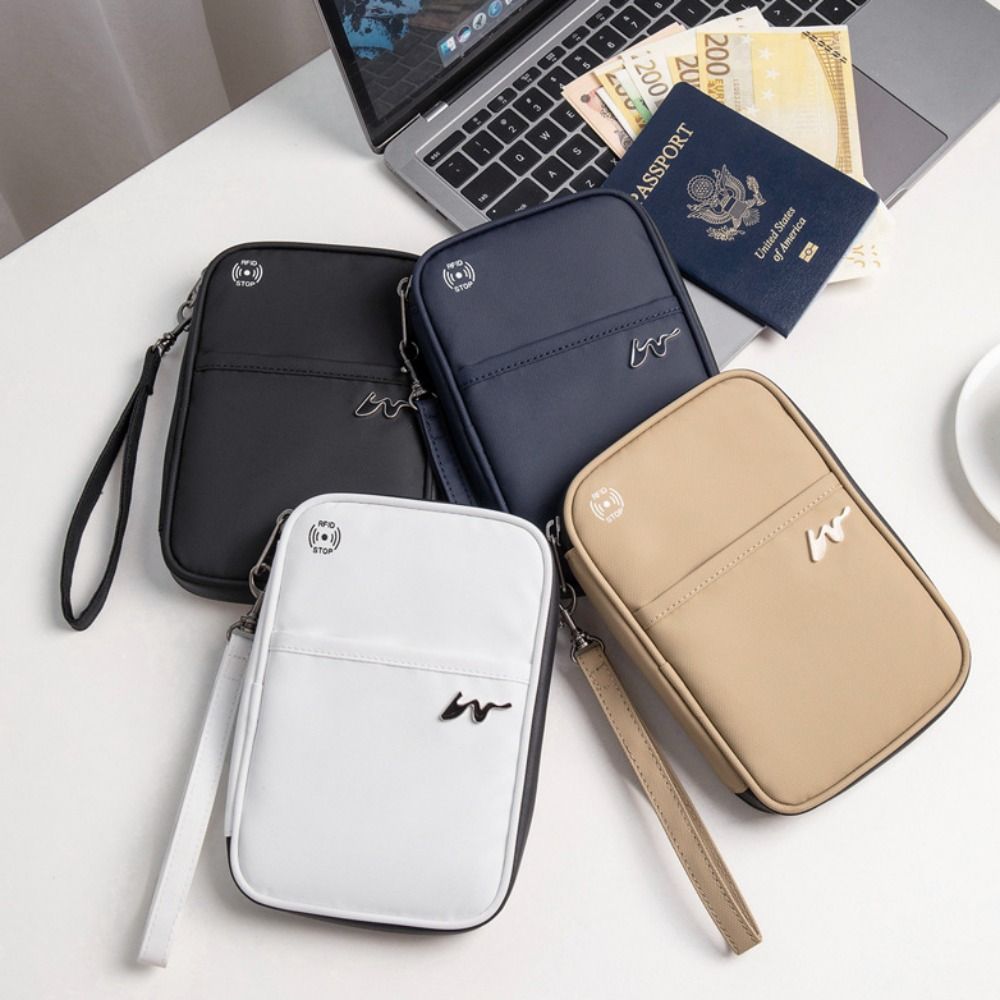 Travel Accessories Organizer Case - Portable Polyester Card Case Large Capacity