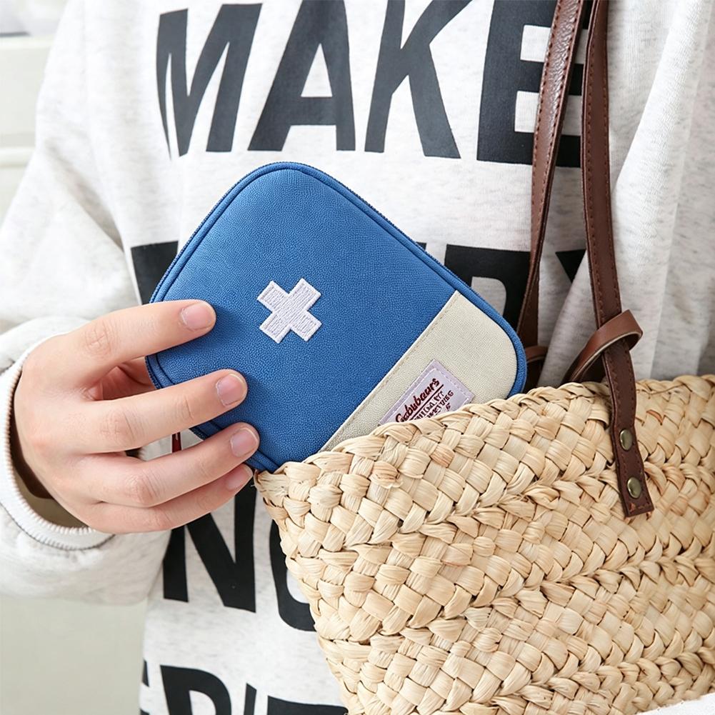 Travel Medicine Bag Pill Stora - First Aid Travel Kit 评论和价格