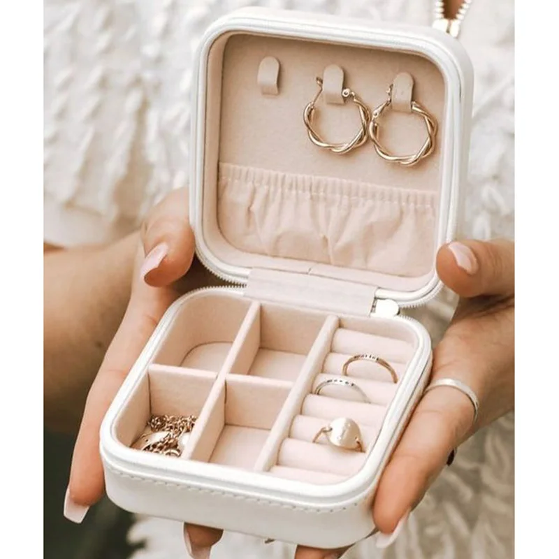 Purple Letters Jewelry Box Wed - Travel Jewellery & Accessories Organiser 评论和价格