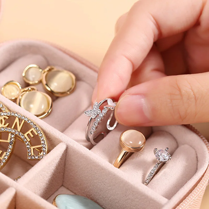 Purple Letters Jewelry Box Wed - Travel Jewellery & Accessories Organiser 评论和价格