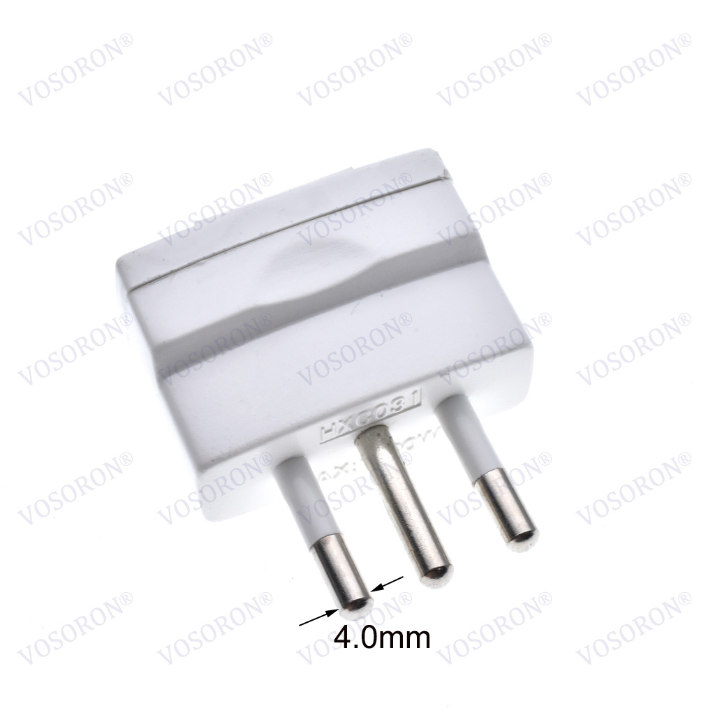 European 2 pin EU 4.0mm to Ita - Travel Accessories Italy 评论和价格