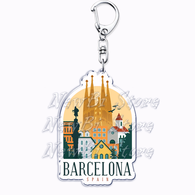 Hot Travel Cites Keychains for - Travel Accessories Italy 评论和价格