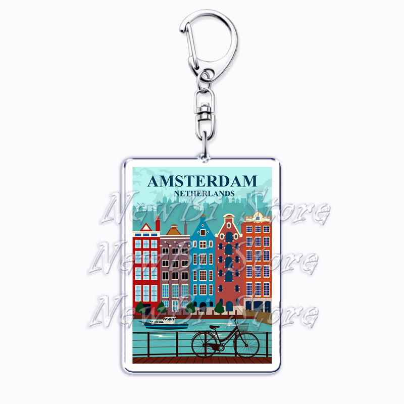 Hot Travel Cites Keychains for - Travel Accessories Italy 评论和价格