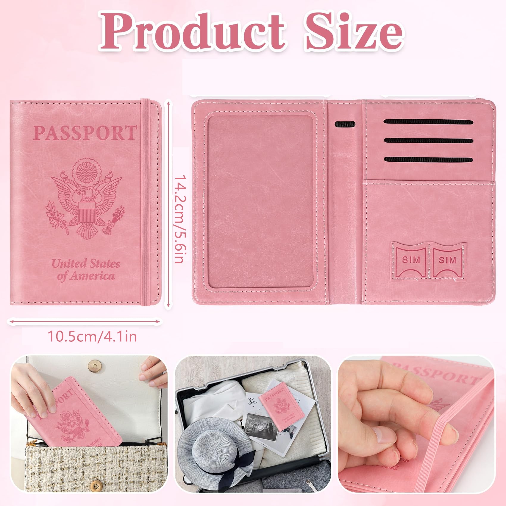 Passport Holder for Travel, Rf - Travel Accessories Organizer Case 评论和价格