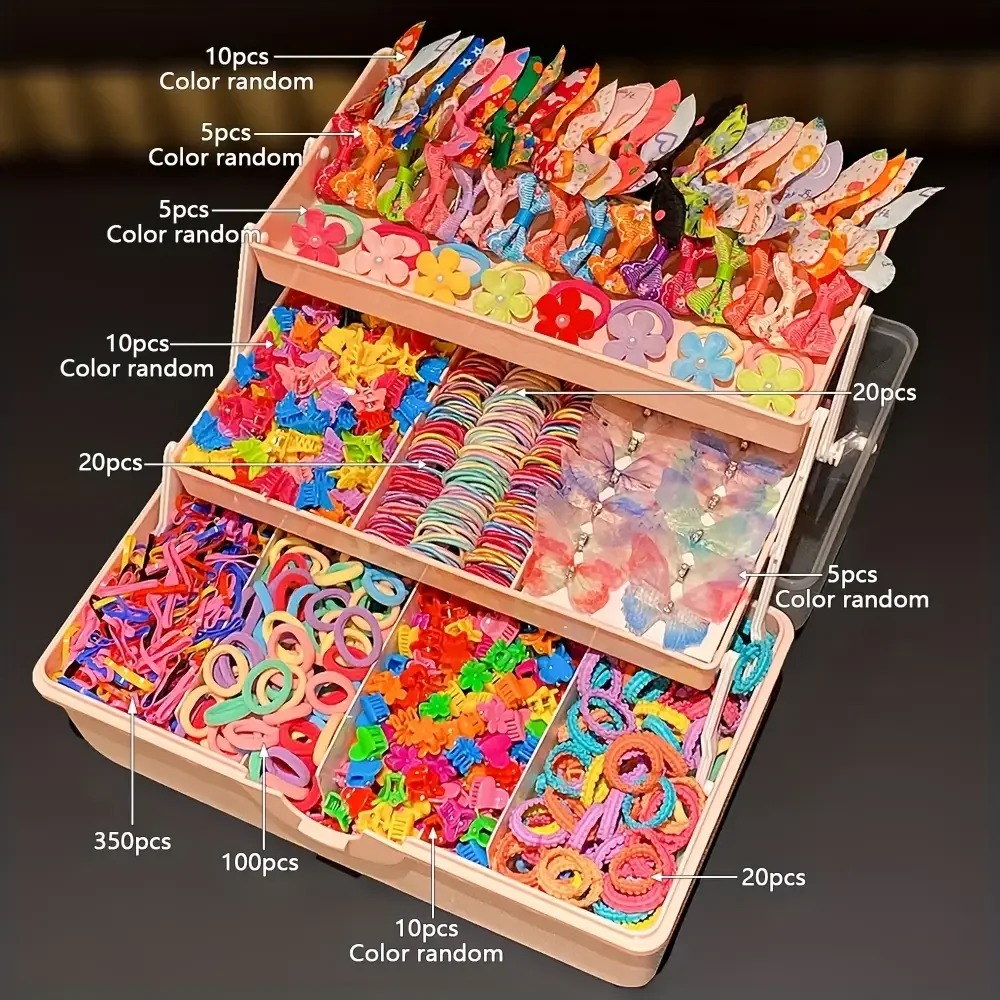 555 Pieces Suitable for Girls’ - Travel Accessories Kit 评论和价格