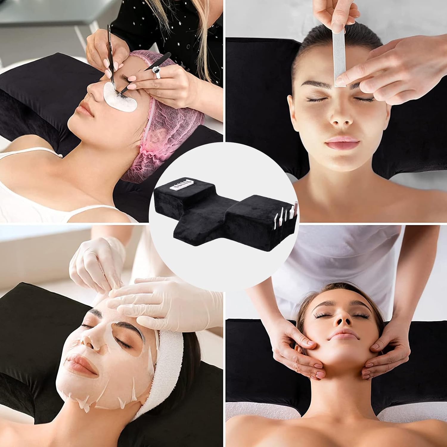 Lash Pillow Neck Support Eyela - Neck Pillow Memory Foam 评论和价格
