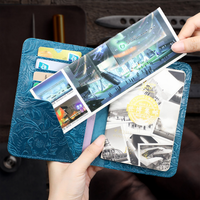 Genuine Leather Passport Holde - Travel Accessories Organizer Case 评论和价格