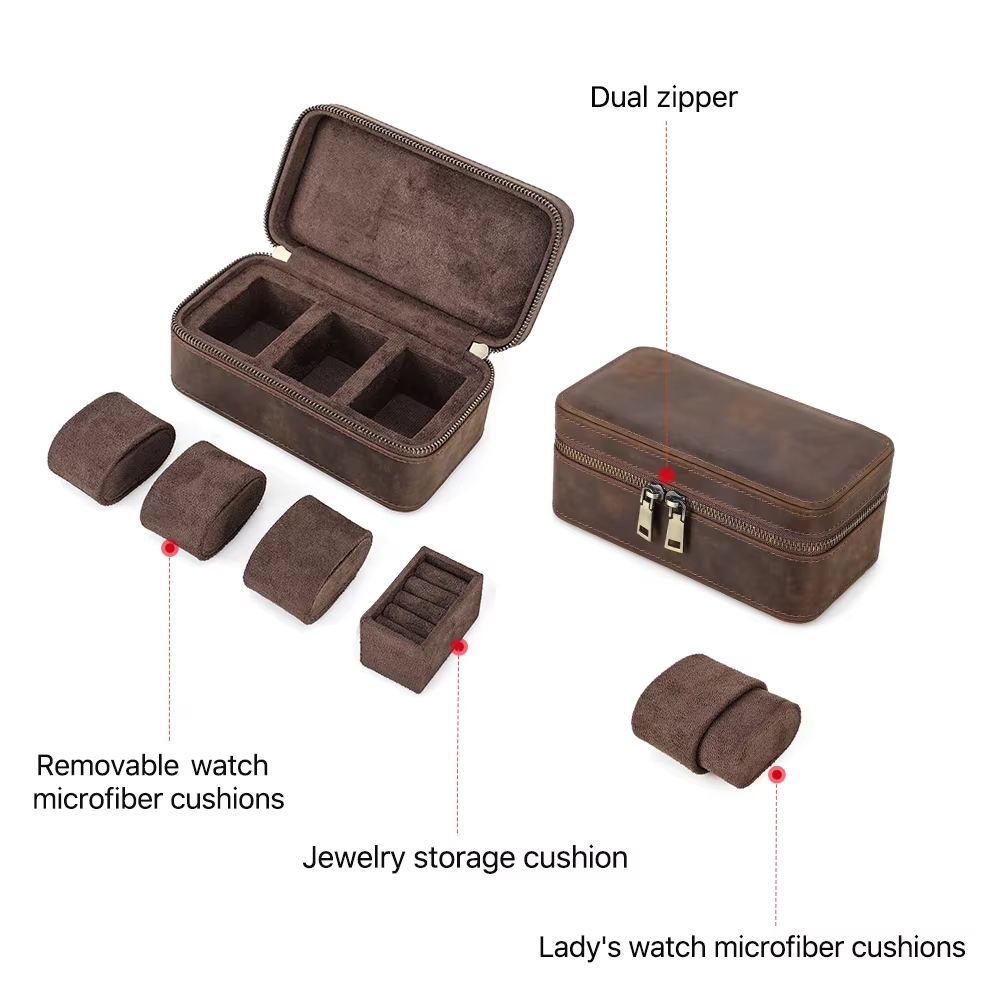 CONTACT'S FAMILY 3 Grids Genui - Travel Jewellery & Accessories Organiser 评论和价格