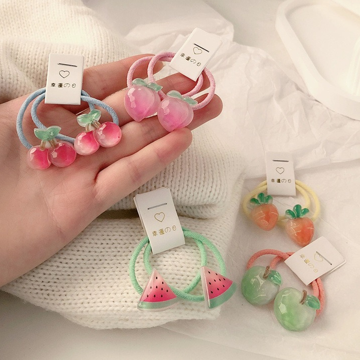 Kids Carrot Hair Ties 5 Pair N - Travel Accessories With Toddler 评论和价格