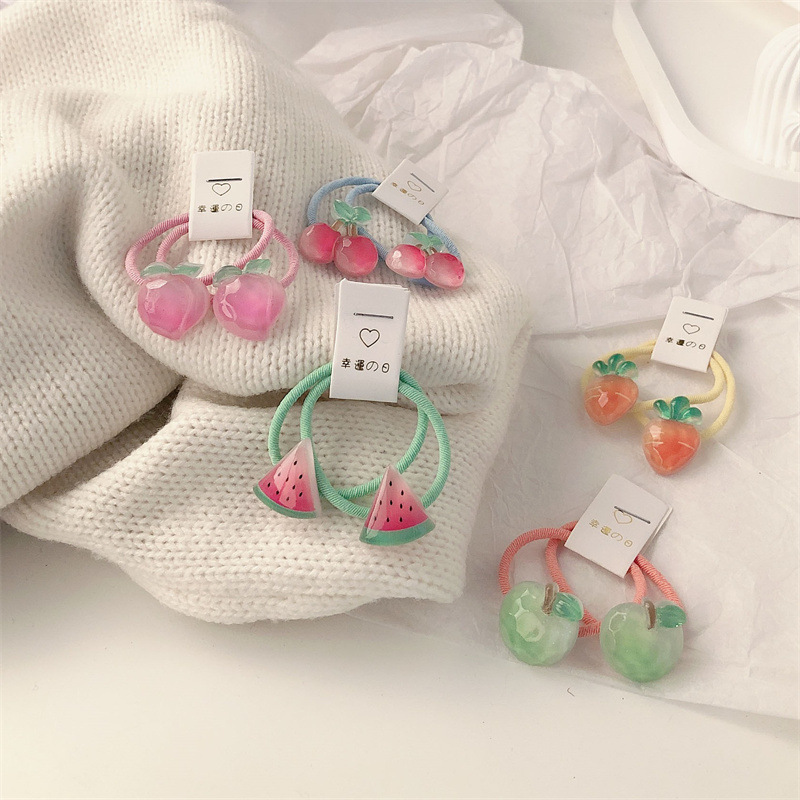 Kids Carrot Hair Ties 5 Pair N - Travel Accessories With Toddler 评论和价格