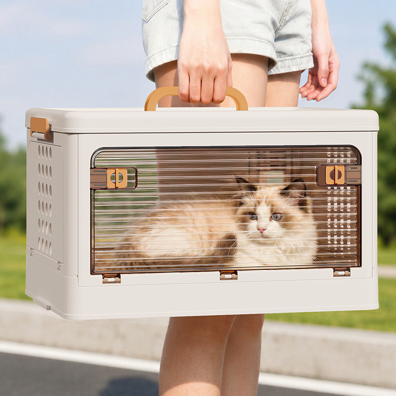 Cat Carrier Portable Foldable  - Travel Accessories For Road Trip 评论和价格