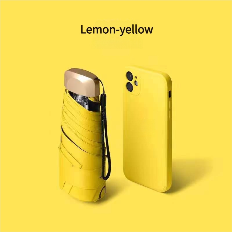 Mini 5 Fold Pocket Umbrella Li - Travel Umbrella Compact 评论和价格