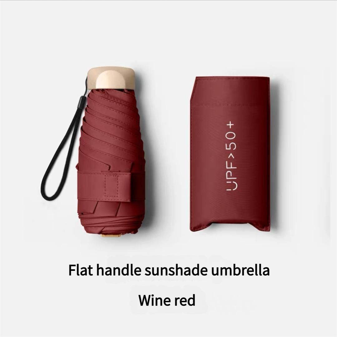 Mini 5 Fold Pocket Umbrella Li - Travel Umbrella Compact 评论和价格
