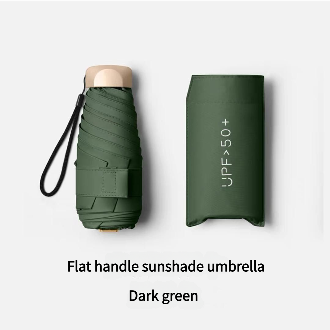 Mini 5 Fold Pocket Umbrella Li - Travel Umbrella Compact 评论和价格