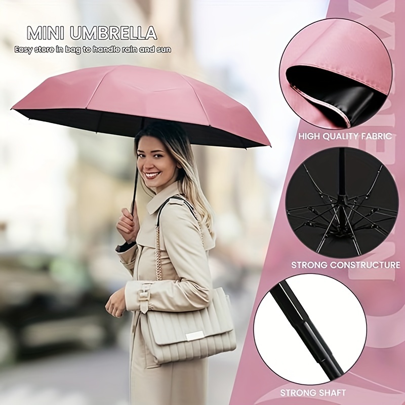 Mini Sun Umbrella Pocket Rain  - Travel Umbrella Compact 评论和价格