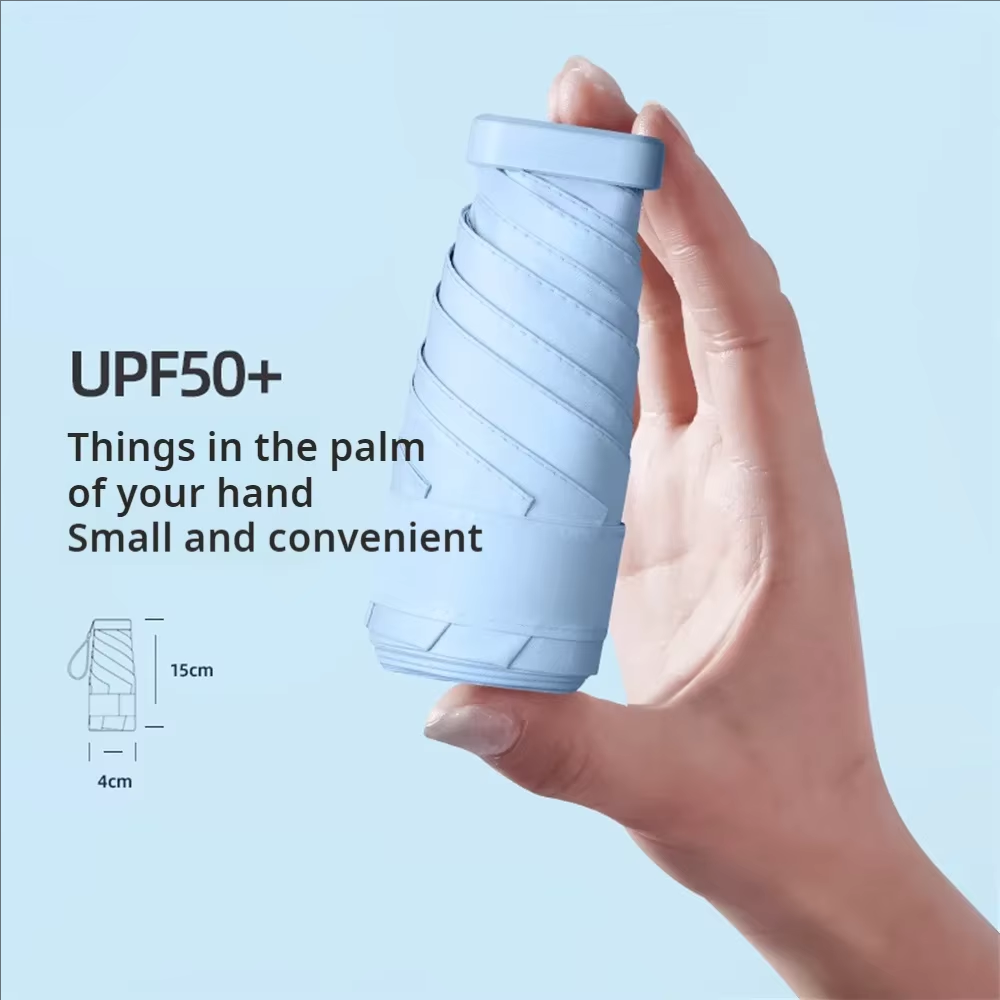 Mini Sun Umbrella Pocket Rain  - Travel Umbrella Compact 评论和价格