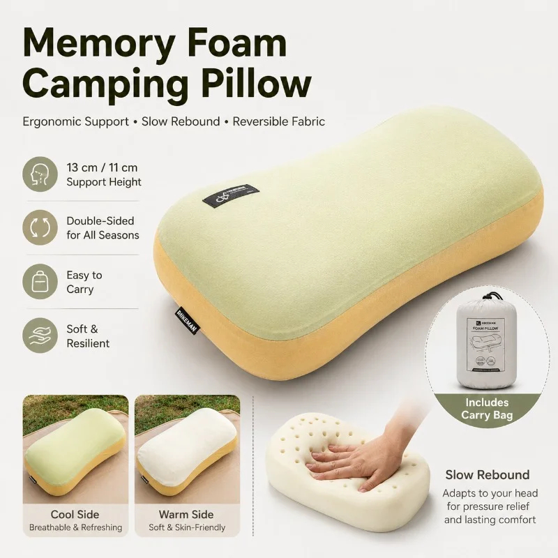 Ultralight Portable Pillow Mem - Neck Pillow Memory Foam 评论和价格