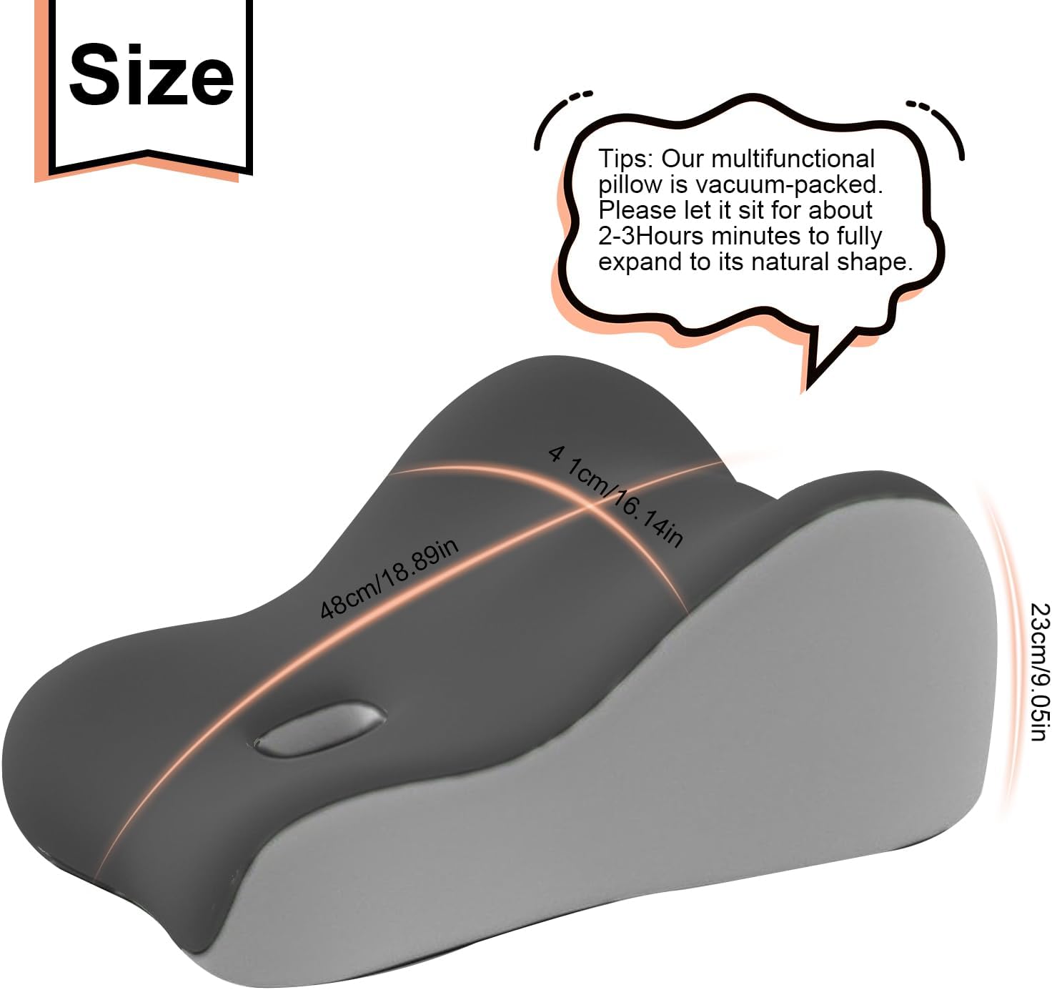 Intimacy Support Wedge Pillow  - Neck Pillow Memory Foam 评论和价格