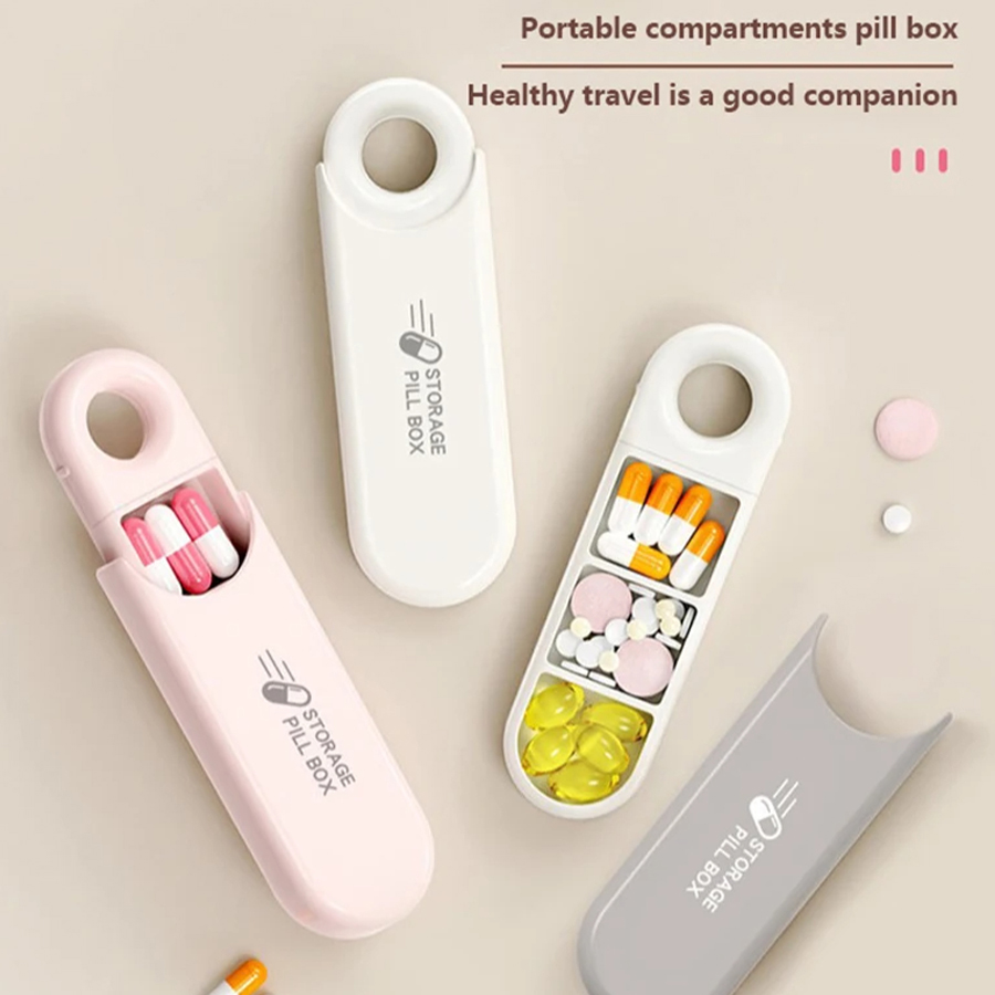 Portable Colorful 3 Spaces Med - First Aid Travel Kit 评论和价格