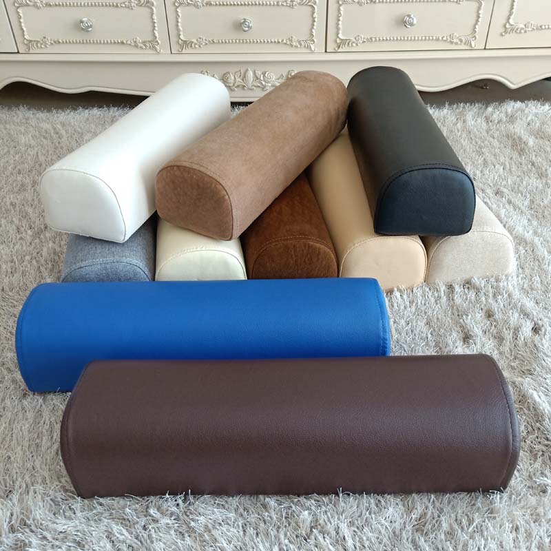 Leather Bolster Semi-Roll Pill - Neck Pillow Memory Foam 评论和价格