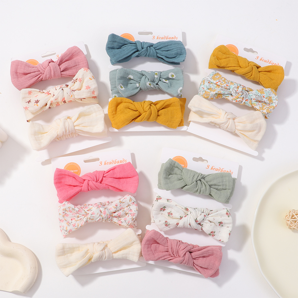 3Pcs/Set Soft Elastic Bows Hea - Travel Accessories With Toddler 评论和价格