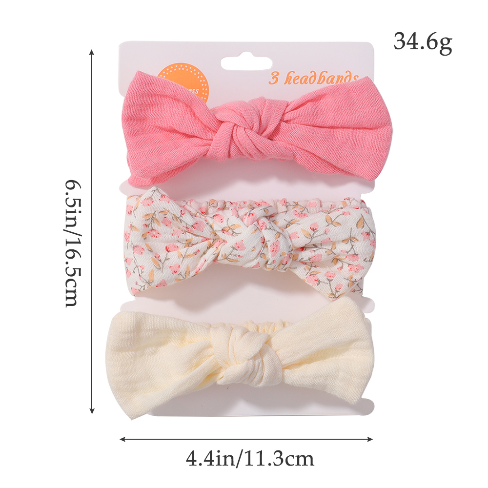 3Pcs/Set Soft Elastic Bows Hea - Travel Accessories With Toddler 评论和价格