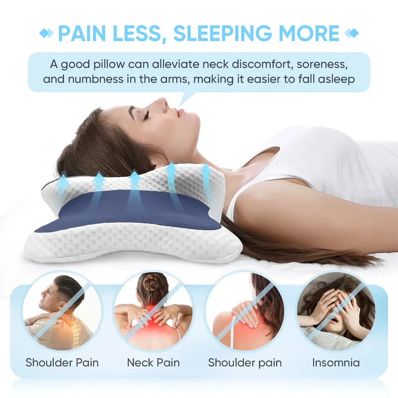 Memory Foam Pillow Cervical Pi - Neck Pillow Memory Foam 评论和价格