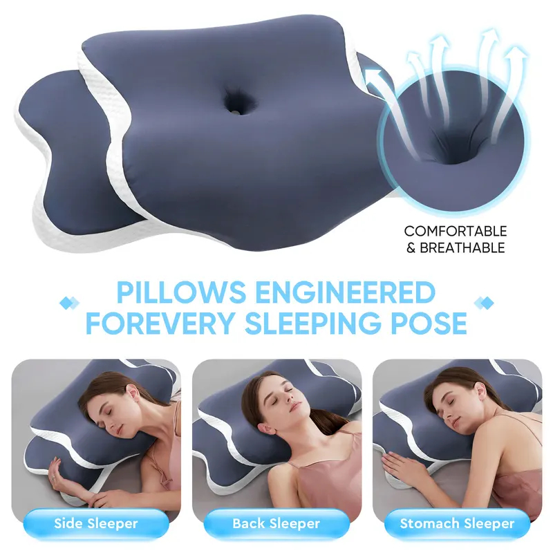 Memory Foam Pillow Cervical Pi - Neck Pillow Memory Foam 评论和价格