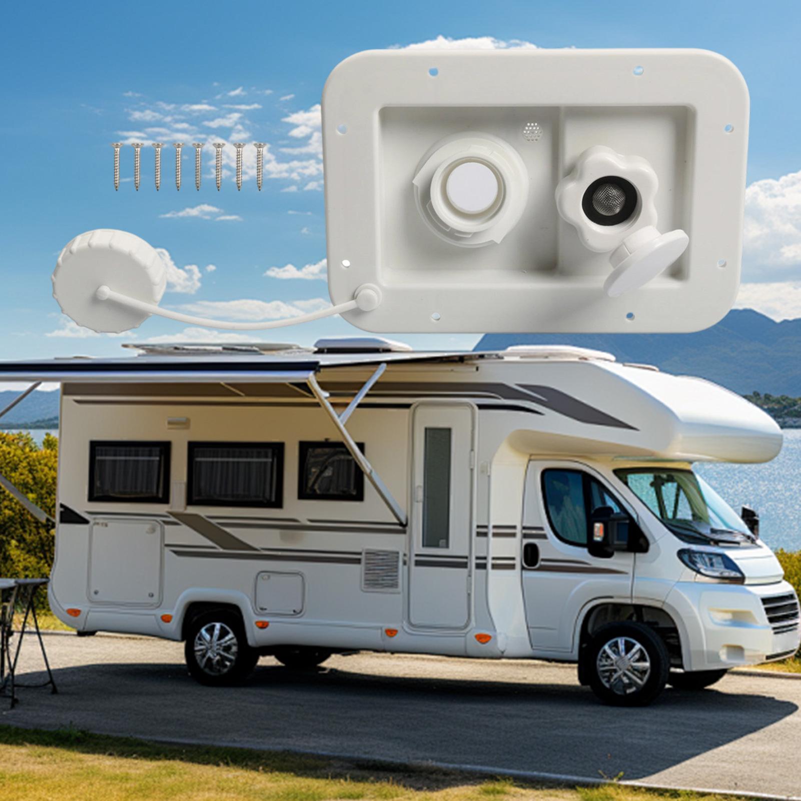 RV City Water Inlet 2-Port Por - Travel Accessories For Road Trip 评论和价格