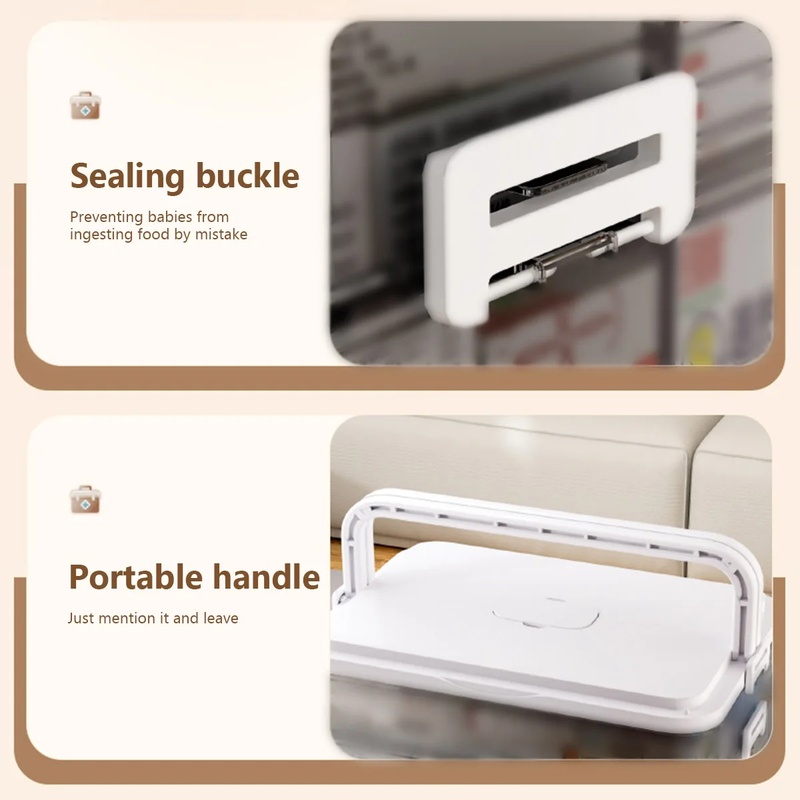 Portable Medicine Box Large Ca - First Aid Travel Kit 评论和价格
