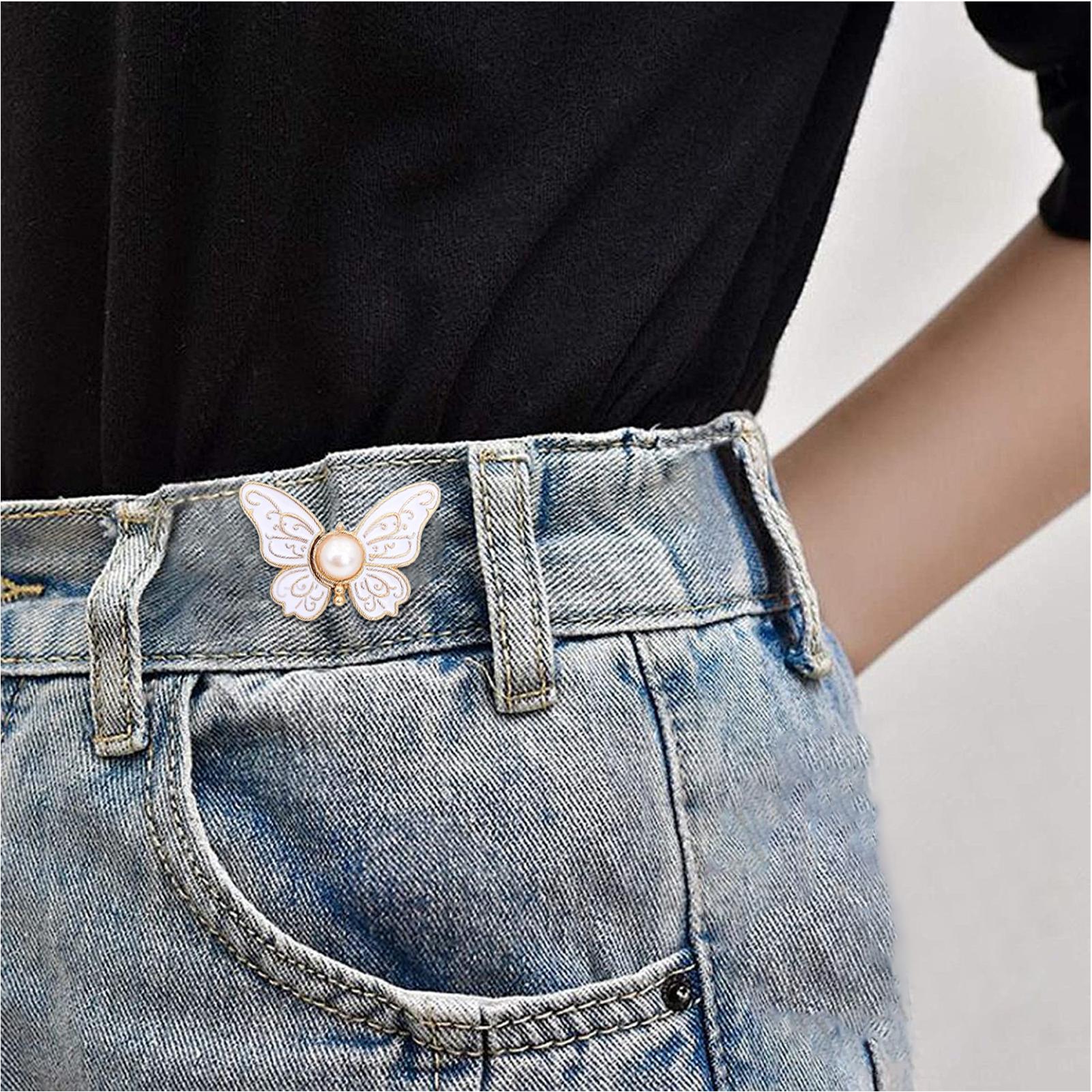 Butterfly Jeans Button Adjusta - Travel Accessories To Sew 评论和价格