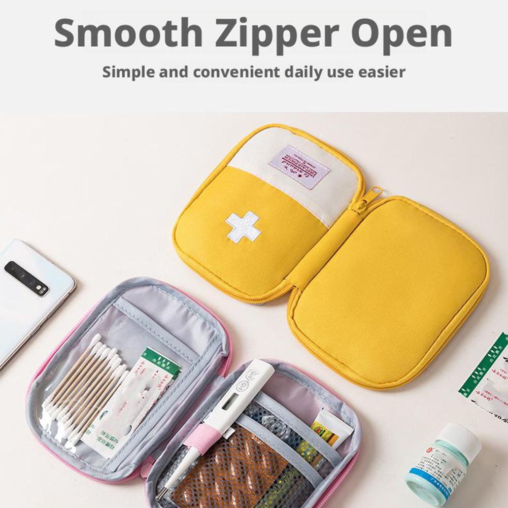 Mini Portable Medicine Bag Tra - First Aid Travel Kit 评论和价格