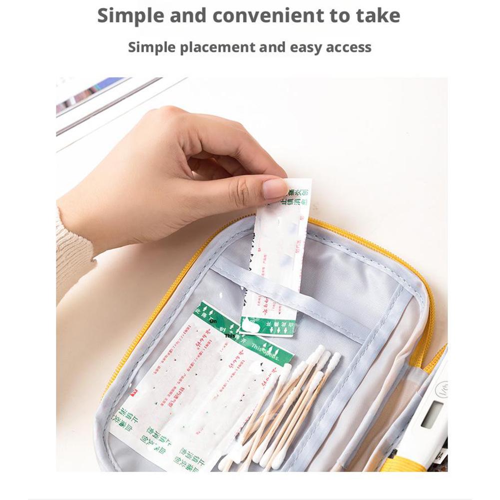 Mini Portable Medicine Bag Tra - First Aid Travel Kit 评论和价格