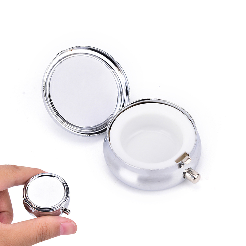 Travel Metal Pill Box Medicine - Travel Jewellery & Accessories Organiser 评论和价格