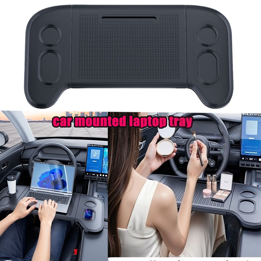 Foldable Car Laptop Desk Steer - Travel Accessories For Road Trip 评论和价格