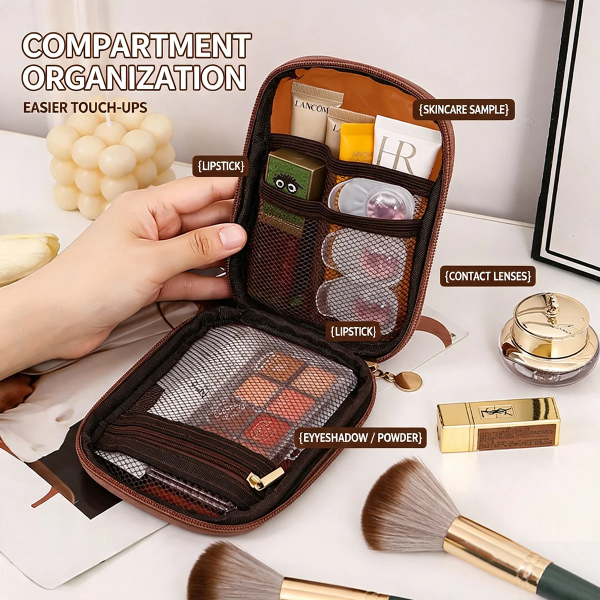Transparent Portable Cosmetic  - Travel Accessories Toiletries 评论和价格