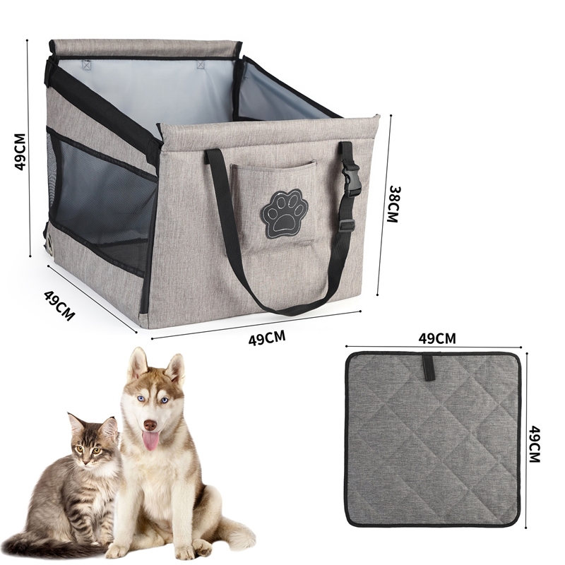 Pet Car Carrier Foldable Mesh  - Travel Accessories For Road Trip 评论和价格
