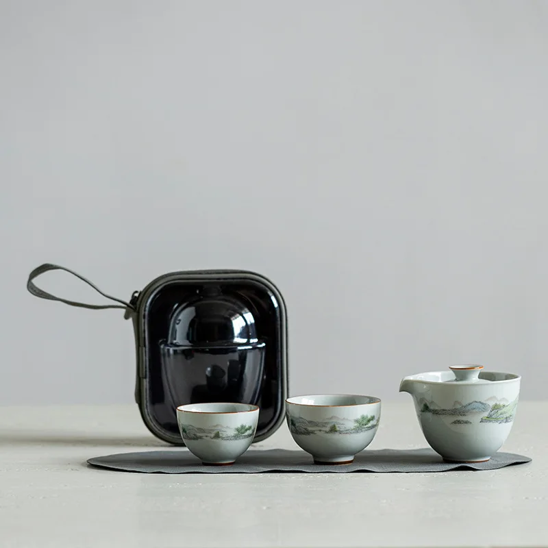 Shanshui One Pot Two Cups Port - Travel Accessories Company 评论和价格
