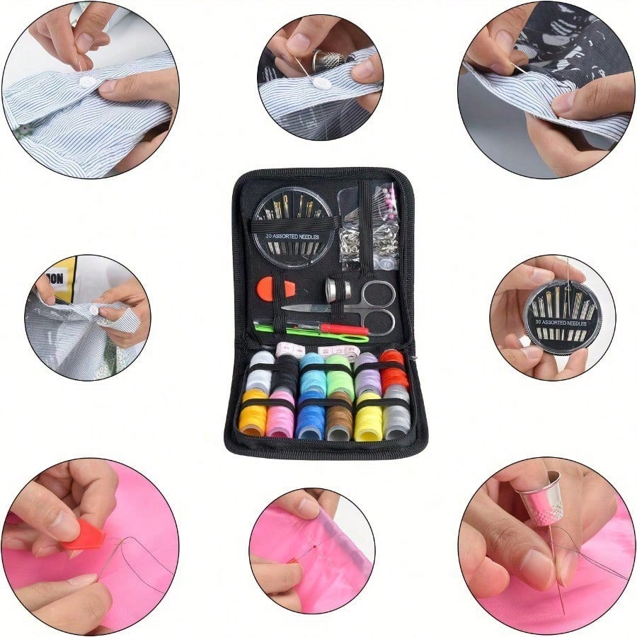 1Pc Portable Sewing Kit, Multi - Travel Accessories To Sew 评论和价格