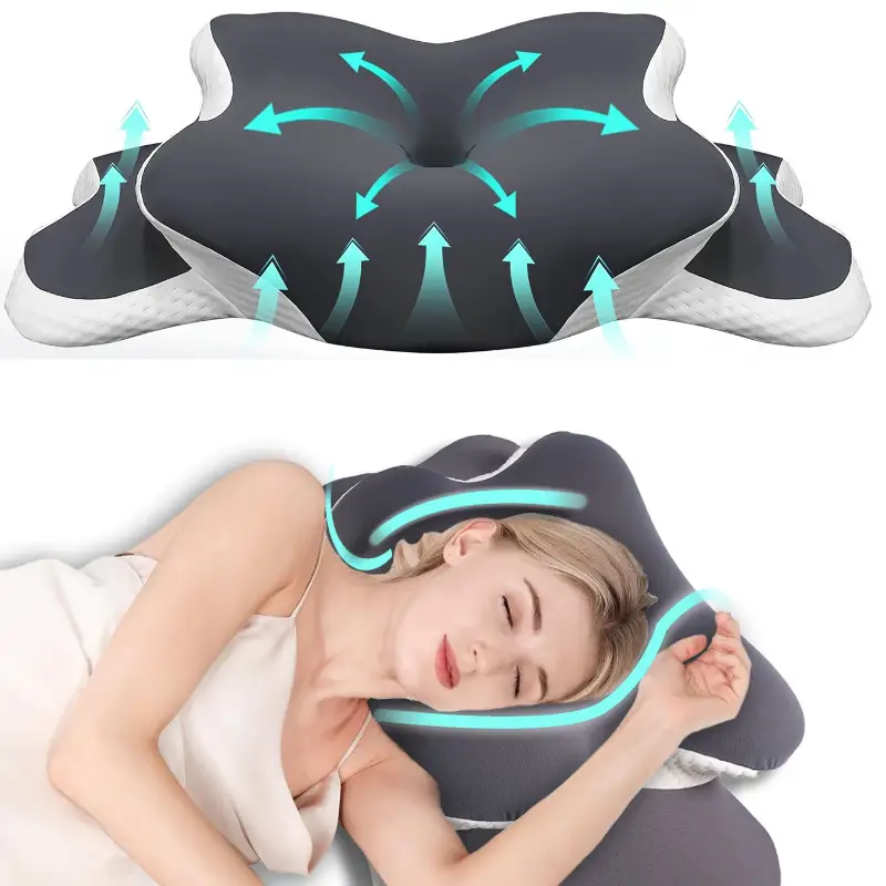 Ergonomic Memory Foam Butterfl - Neck Pillow Memory Foam 评论和价格